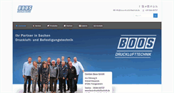 Desktop Screenshot of boos-drucklufttechnik.de