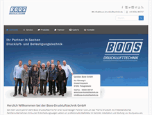 Tablet Screenshot of boos-drucklufttechnik.de